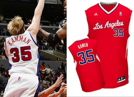 Chris Kaman Misspelled Clippers Jersey. I am not sure which one is right! Kamman; Kamen or Kaman! Chris Kaman Misspelled Clippers Jersey. I am not sure which one is right! Kamman; Kamen or Kaman!