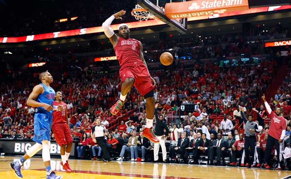 Lebron James for 2013 All Star Dunk Contest