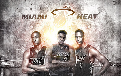 Miami Heat BIG Three Wallpaper 2013 HD