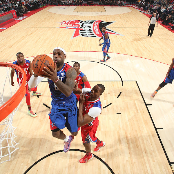 LeBron James #6 of the Eastern Conference All-Star Team during 2013 NBA All-Star Game on February 17, 2013 at the Toyota Center in Houston, Texas. 